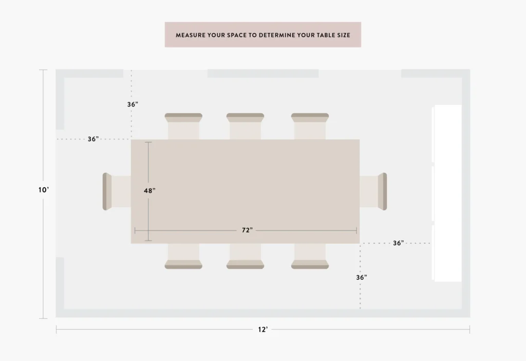 Right Size Table for a Small Dining Space
