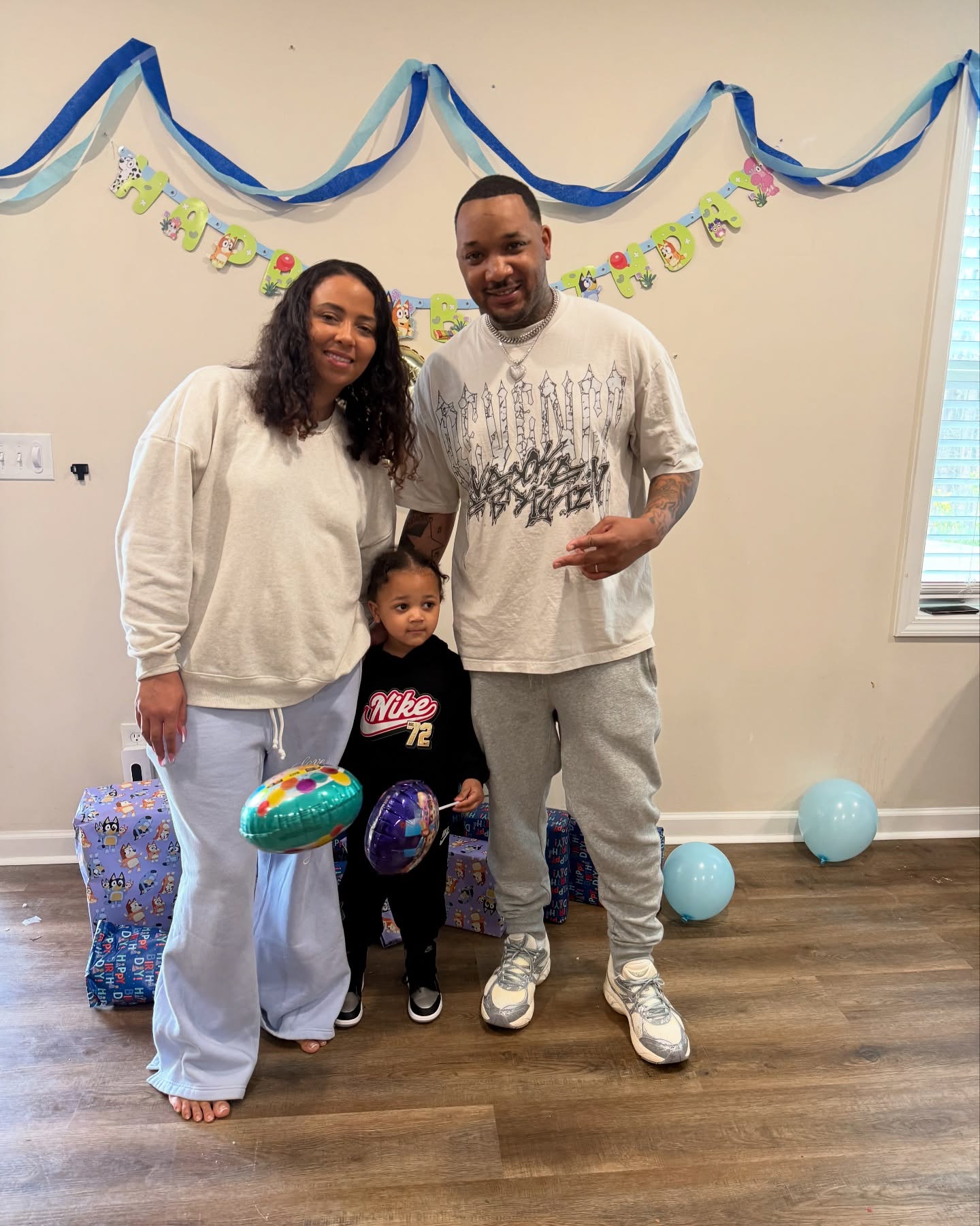 Jamal Morton and wife